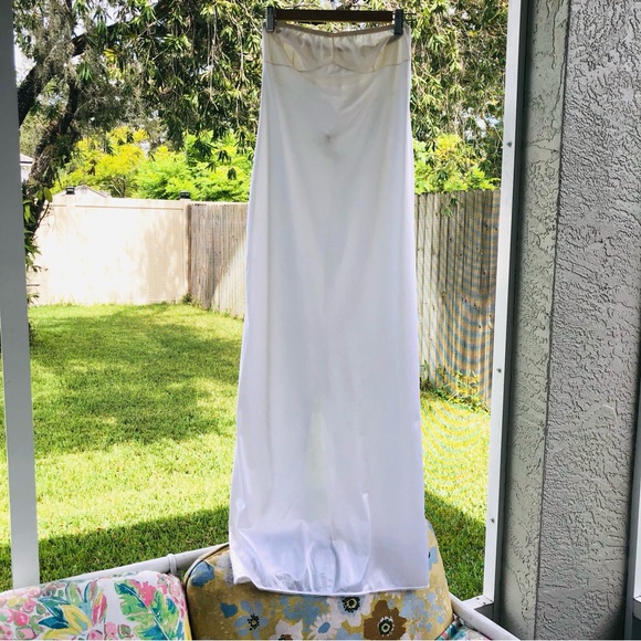 Vintage Montgomery Ward Strapless Full Length Women’s 10/32 (XS) Slip Dress Rare - Picture 5 of 15